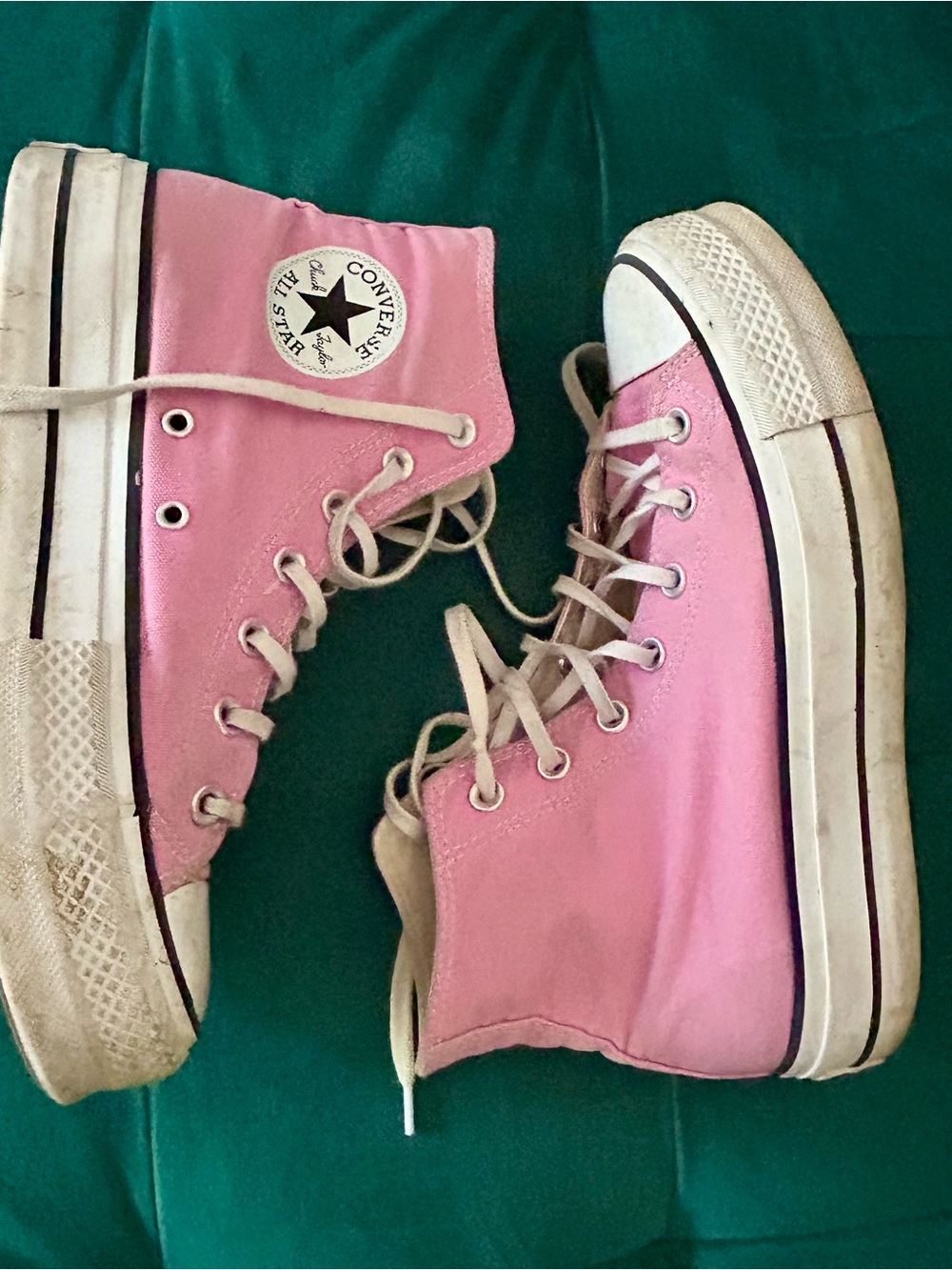 Pink Platform Converse Chuck Taylor All Star High Top Sneakers